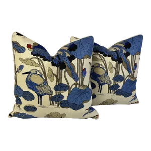 Early 21st Century Gp & J Baker Pillows- a Pair