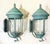 Pair of Vintage Solid Brass Wall Lanterns /Sconces 26”x 12” X13” For Sale - Image 9 of 15