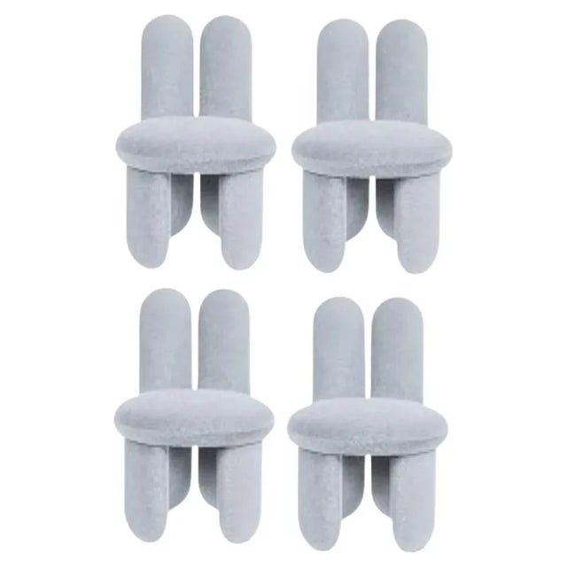 Copper Gentle 113 Glazy Chairs by Royal Stranger, Set of 4 For Sale - Image 8 of 8