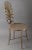 Gold Wheat Chair by S. Salvadori, Florence, 1960s For Sale - Image 6 of 13