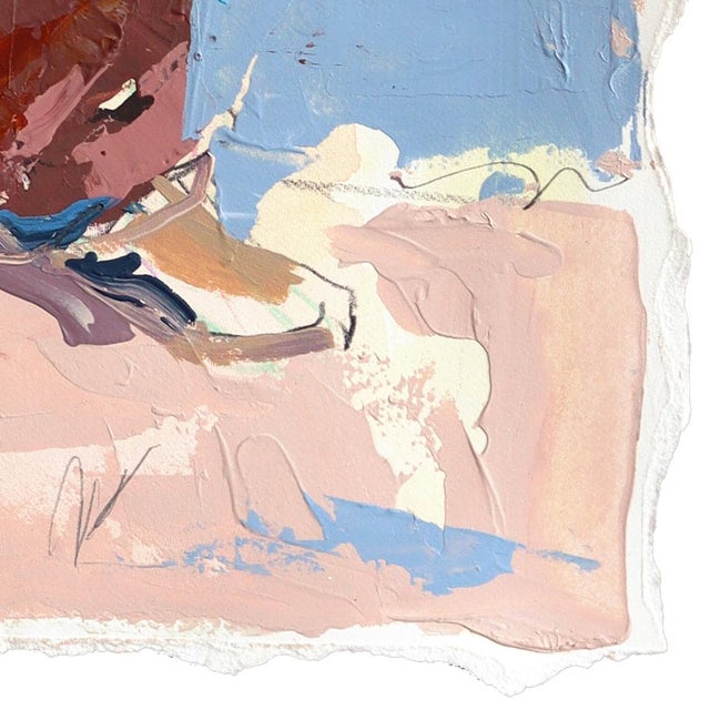 Contemporary He Wears the Boots - Original Western Boots Mixed Media Painting on Paper by Kellie Newsome For Sale - Image 3 of 6