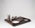Black Mid-Century Modern Tête-À-Tête for Two on Wooden Tray by Victoria La Couronne for Fürstenberg, 1960s, Set of 14 For Sale - Image 8 of 18