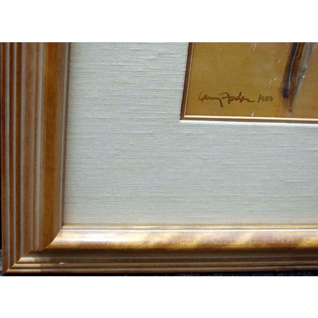 Illustration 1990s Larry Fodor Medicine Woman 4 Original Painting Custom Framed Artwork Art For Sale - Image 3 of 3