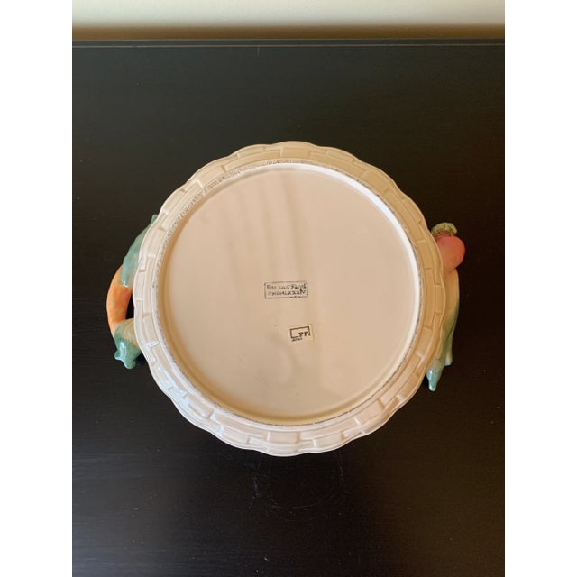 Vintage Fitz & Floyd Trompe L’Oeil Basket Casserole Dish For Sale - Image 12 of 13