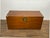 C. 1950s British Colonial Style Teak Linen Chest Trunk For Sale - Image 9 of 12