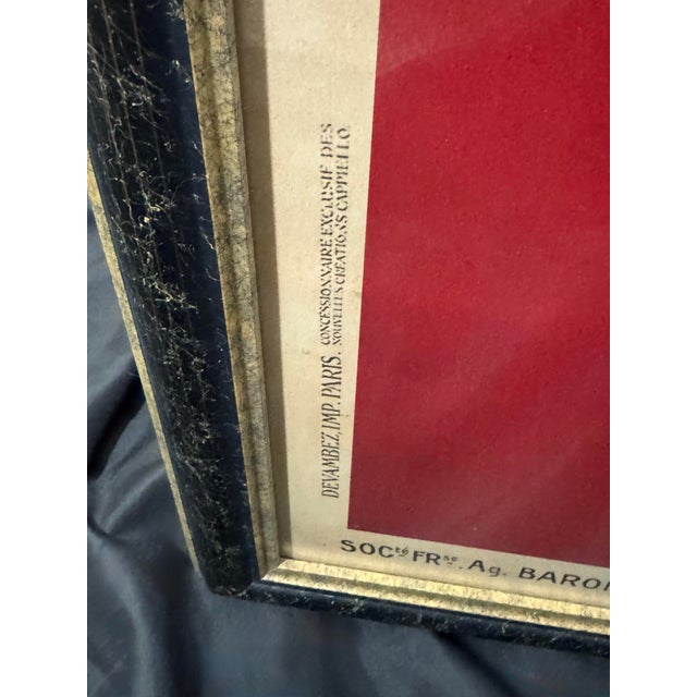 Vintage Reproduction Framed Pates Baroni 1921 French/Italian Cappiello 54x41 In For Sale In Pittsburgh - Image 6 of 10