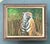 Capture the untamed elegance of the wild with this captivating vintage oil painting of a majestic tiger. Rendered with...