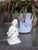 Blanc De Chine Seated Japanese Geisha Asian Lady Figurine For Sale - Image 10 of 11
