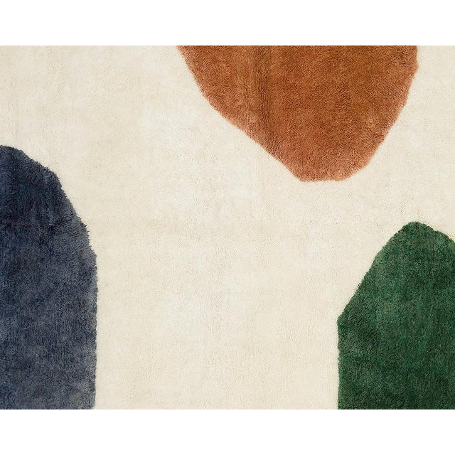 Art Deco Premium Hand-Knotted Moroccan Wool Rug | 10'2" X 6'10" | One of a Kind For Sale - Image 3 of 9