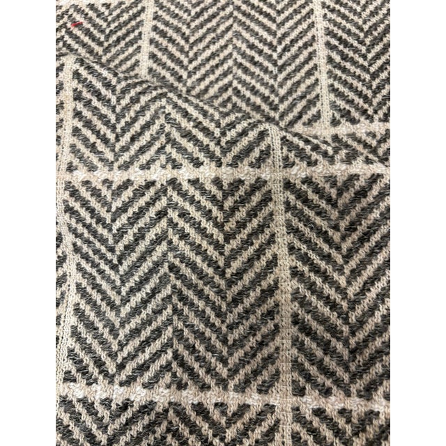 Textile Designer's Guild's "Branette" Modern Check Fabric - 1 Yard + Piece For Sale - Image 7 of 10