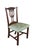 19th Century Chippendale style mahogany side chair beautifully highlighting the intricate architectural charm of the...