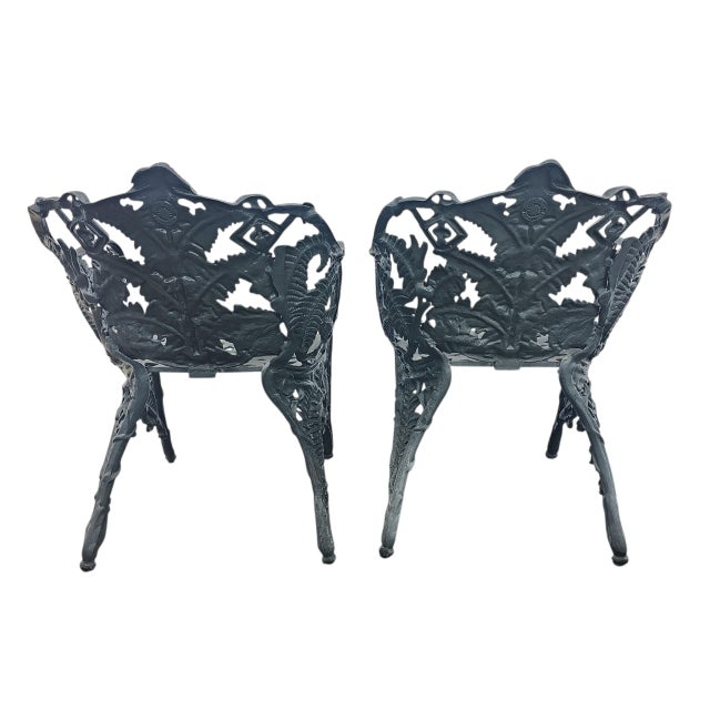 Brown Jordan 1980s The Smithsonian Institution Pair of Garden Chairs by Brown Jordan For Sale - Image 4 of 12