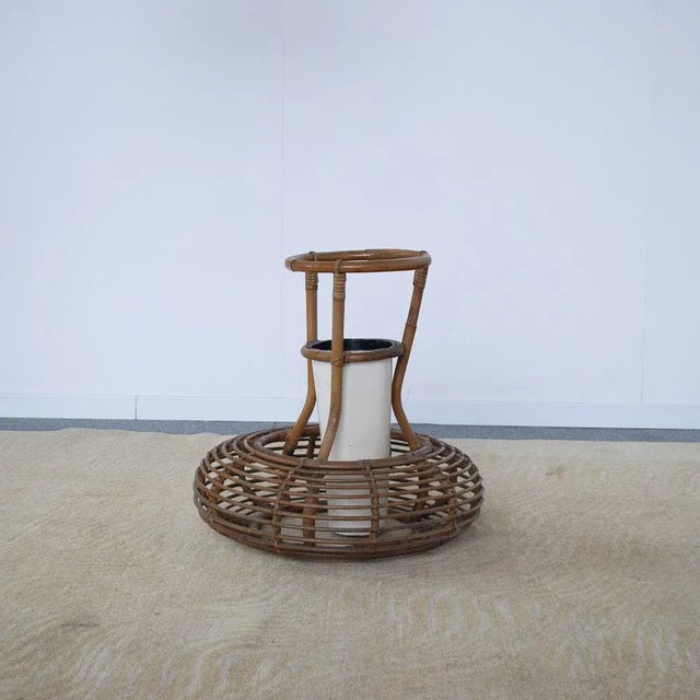 Bamboo Vases Holder, in Good conditions. Designed 1960 to 1969