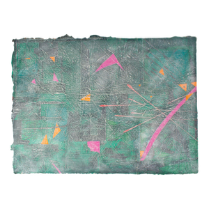 Abstract Painting and Print on Paper by Anthony Lewis Popcheff