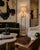 Postmodern Vintage Sculptural Postmodern Brass Bird Floor Lamp in Steel & Travertine For Sale - Image 3 of 14