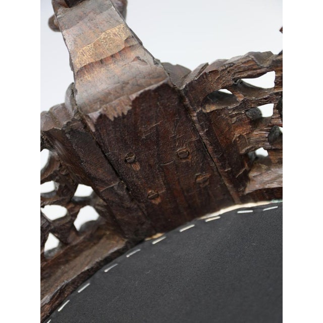 Victorian Paradise Line Stool in Bennison, 1880 For Sale - Image 12 of 18