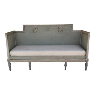 Swedish Gustavian Gryphon Sofa Bench For Sale
