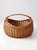 Wood Vintage Large Willow Gathering Basket With Handle For Sale - Image 7 of 14