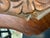 20th Century Mexican Handcrafted Carved Oak Mirror For Sale - Image 9 of 12