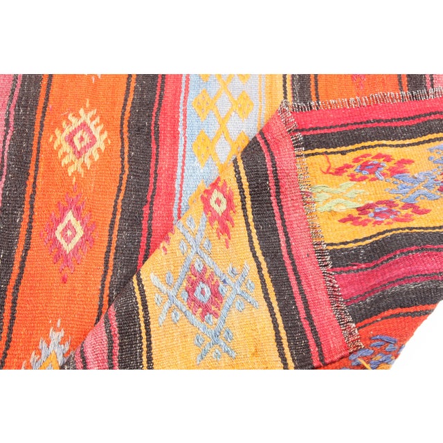 Tribal Vintage Handwoven Kilim Rug - 9'3x5'1 For Sale - Image 13 of 13