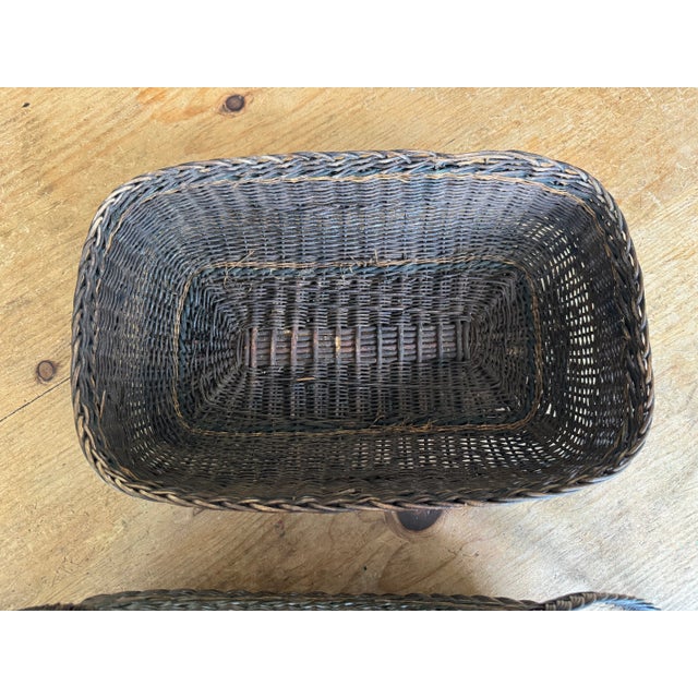 Antique French Bressan Basket For Sale In Philadelphia - Image 6 of 9