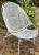 Vintage Salterini Mid-Century Modern "Radar" White Metal Patio Chair For Sale - Image 9 of 9