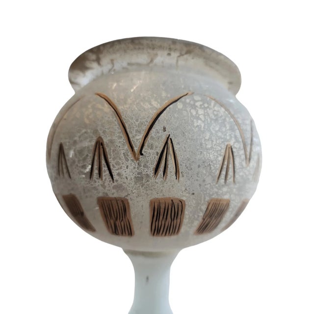Mid 20th Century Mid Century Turkish Chalice Candle Holders - a Pair For Sale - Image 5 of 5