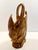 1940s West Coast Pottery California Artichoke Vase With Handle, Signed For Sale - Image 5 of 7