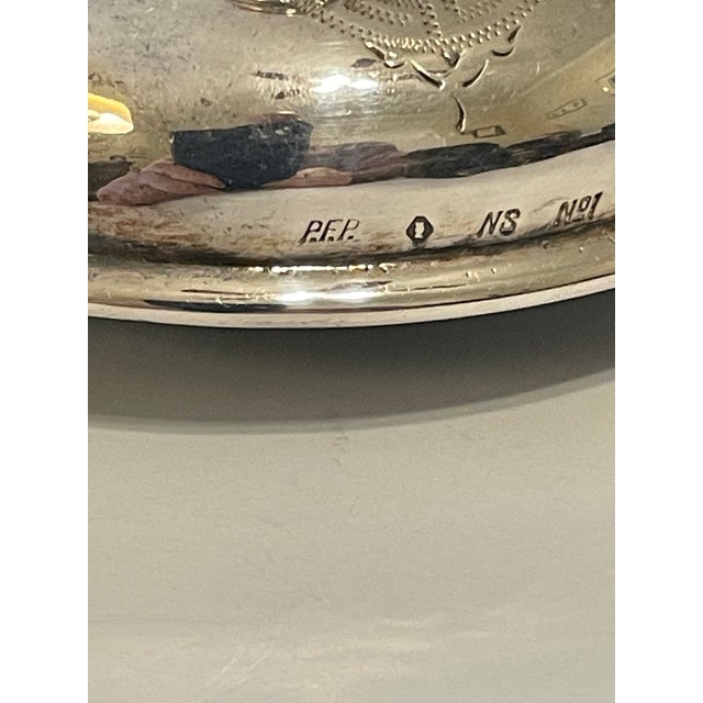 1940s Danish Hallmarked Silver Candle Holders, a Pair For Sale - Image 5 of 13