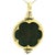 Metal Vintage 18k Gold Ancient Coin Diamond & Sapphire Pendant For Sale - Image 7 of 10