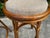 Vintage Organic Modern Swivel Rattan Cane Bar Stools, Set of 3 For Sale - Image 11 of 12