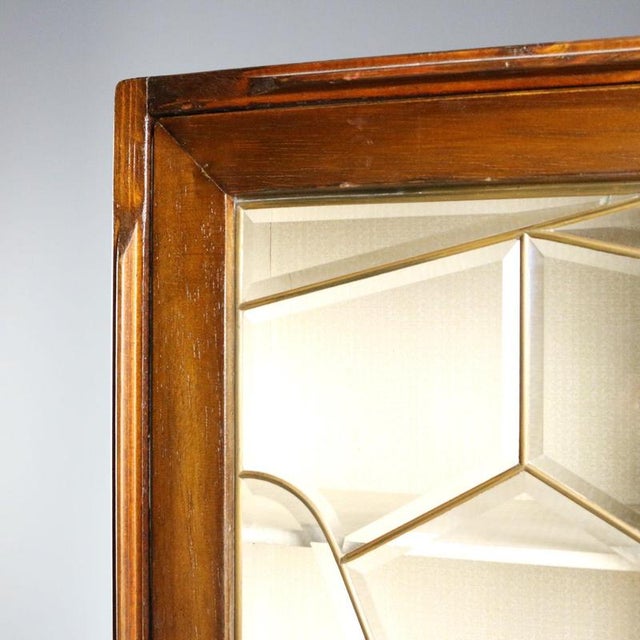 Wall Display Cabinet in Fir Wood For Sale - Image 3 of 9