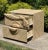 Beige Mid 20th Century Italian Nightstand with Faux Marble Laminate For Sale - Image 8 of 12