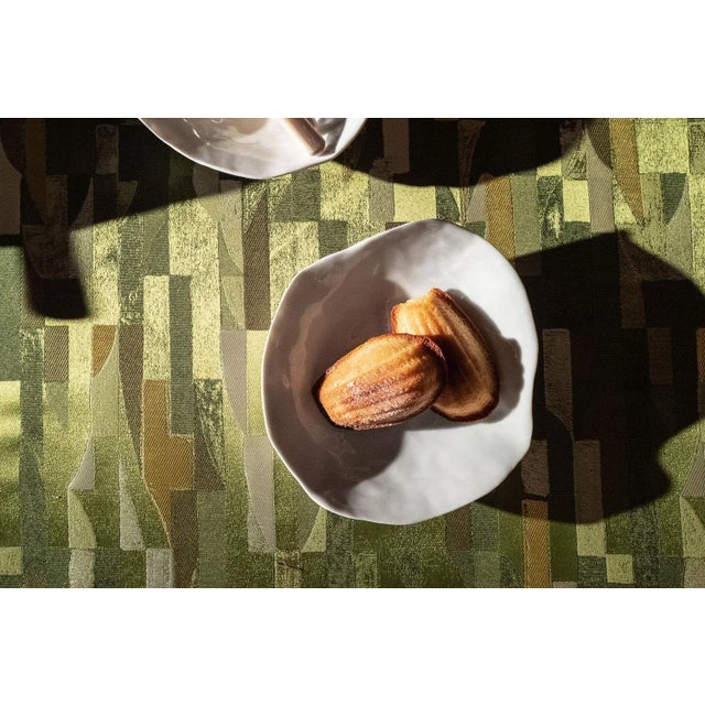 Early 21st Century Indulge Nº5 Small White Handmade Porcelain Plates by Sarah-Linda Forrer, Set of 2 For Sale - Image 5 of 7