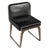 Black "Safari Xlix" Chair With Bronze, Stainless Steel, Tailor Made Leather For Sale - Image 8 of 9