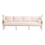 A Swedish Gustavian-Style Painted Settee / Daybed W/Cushions, C. 1800. For Sale