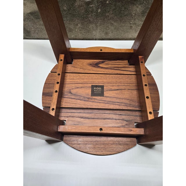 Wood Íkonos Stool by Rob Edley Welborn For Sale - Image 7 of 8