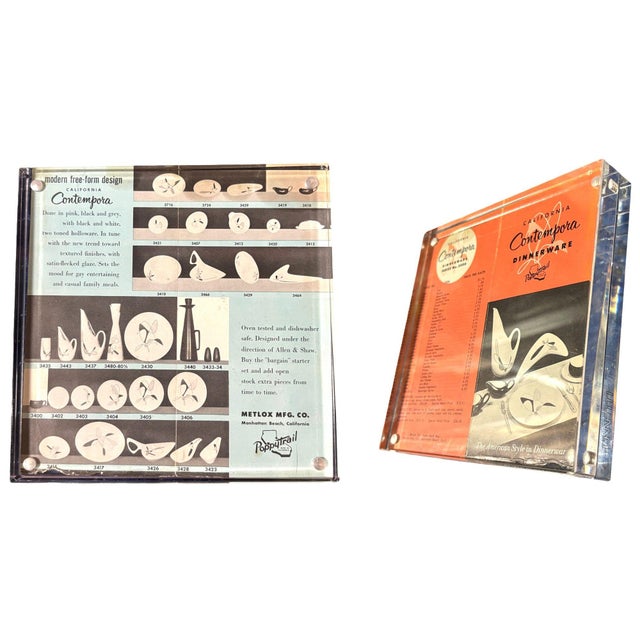 1950s 1950s Mid-Century Modern "Contempora" Dinner Service Metlox Poppy Trail - 84 Pieces For Sale - Image 5 of 16