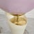 Metal 1980s Pair of Pink and Ivory Murano Glass Lamps For Sale - Image 7 of 9