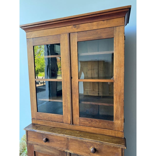 Antique Primitive Pine Hutch For Sale In Portland, OR - Image 6 of 10