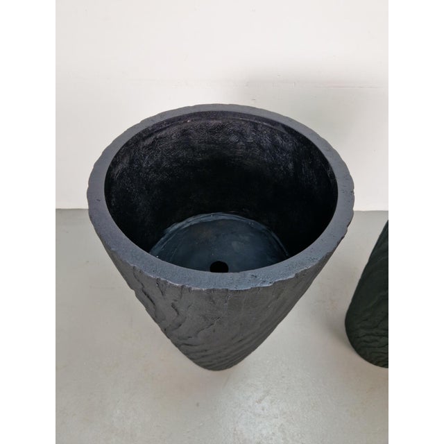 Metal Large Handmade Talon Floor Vases or Planters, 2000s, Set of 2 For Sale - Image 7 of 8