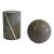 Magela Italy Marble Cylinder and Ball Objets D' Arts Post Modern Sculptures For Sale