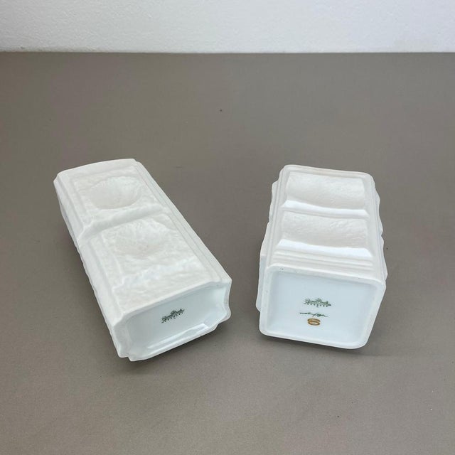 Op Art Vases attributed to Martin Freyer for Rosenthal, Germany, 1970s, Set of 2 For Sale - Image 18 of 18