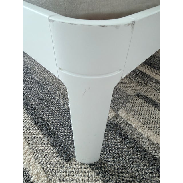 White Design Within Reach Min Queen Bed Frame White For Sale - Image 8 of 8