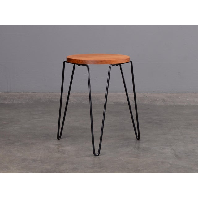 1950s Mid Century Modern Hairpin Stacking Side Table Chairish