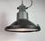 Industrial Grey Hammer Paint Pendant Lamp from Elektrosvit, 1960s For Sale - Image 11 of 18