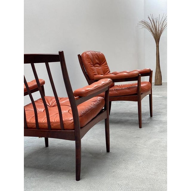 Set of Swedish Armchairs by Gunnar Kentemo for Göte-Möbler, 1960s For Sale - Image 14 of 18