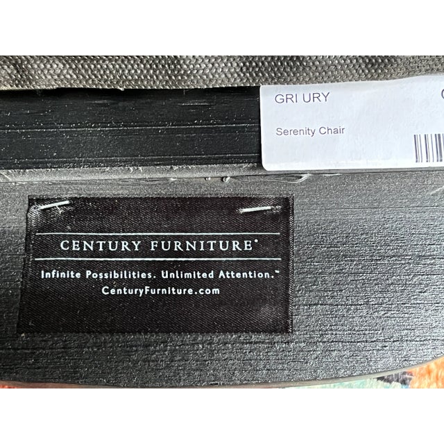 A Pair of James Mont Style Horseshoe Ming Accent Chairs by Century For Sale - Image 10 of 10