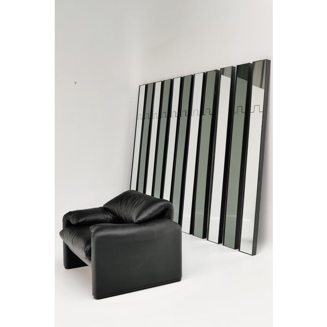 Gronda Mirror Coat Racks by Luciano Bertoncini for Elco, 1970s, Set of 9 For Sale - Image 4 of 7