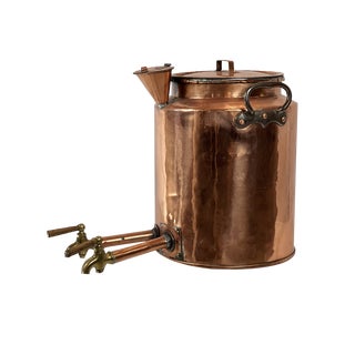 19th Century Copper Double Taps in Brass For Sale